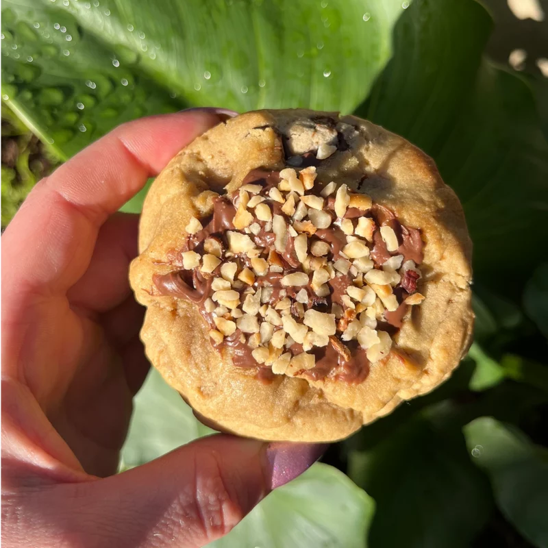 Big cookie pâte à tartiner chocolat noisette