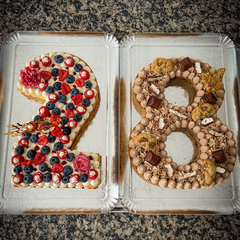 Number cookie 2 chiffres gateau personnalisable en vendée